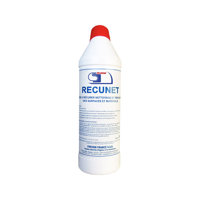 RECUNET Crème à récurer professionnelle par Firchim France RECUNET Crème à récurer professionnelle par Firchim France